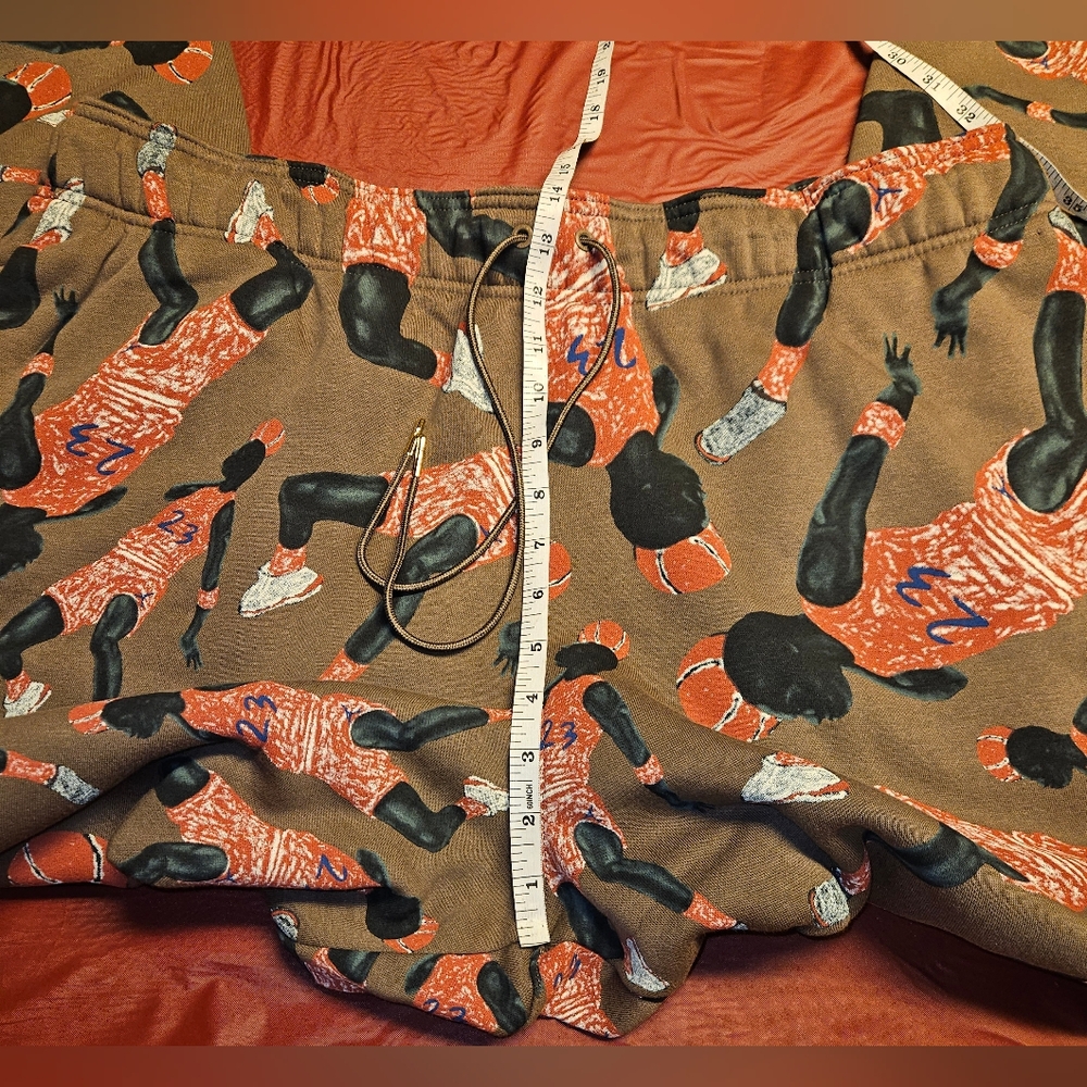 Fleece Joggers from "Jordan" Artist Series by Parker Duncan Brooklyn  NWT 2XL - Picture 4 of 8